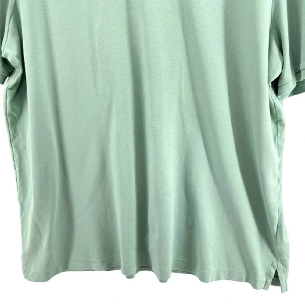 Polo Ralph Lauren Polo‎ Shirt Mens XXL Pre-Owned Jersey Green Classic Fit Cotton